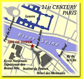 Map of 21st century Paris